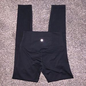 Black Align 28” Lululemon Leggings